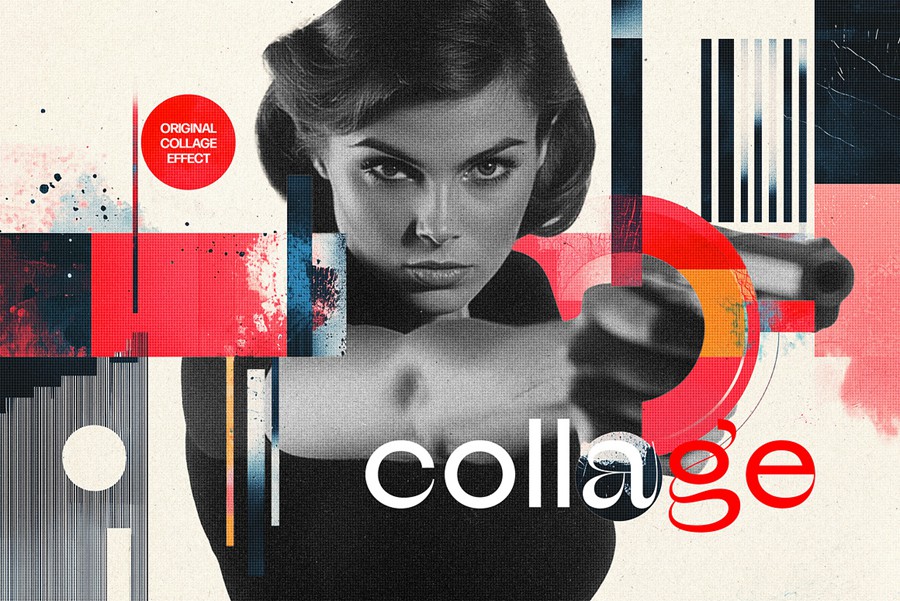 复古做旧Riso印刷半调拼贴元素抽象艺术照片效果Ps特效滤镜插件样机Abstract Mix Collage Photo Effect 插件预设 第1张-素材湾丨精选海外优质设计素材资源 复古做旧Riso印刷半调拼贴元素抽象艺术照片效果Ps特效滤镜插件样机Abstract Mix Collage Photo Effect 插件预设 sucaiwan.com