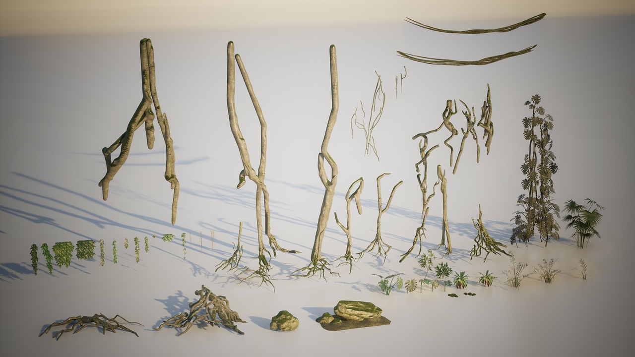 古典神秘失落森林深处建筑植被3D模型UE格式素材Deep in the Forest 样机素材 第8张-素材湾丨精选海外优质设计素材资源 古典神秘失落森林深处建筑植被3D模型UE格式素材Deep in the Forest 样机素材 sucaiwan.com