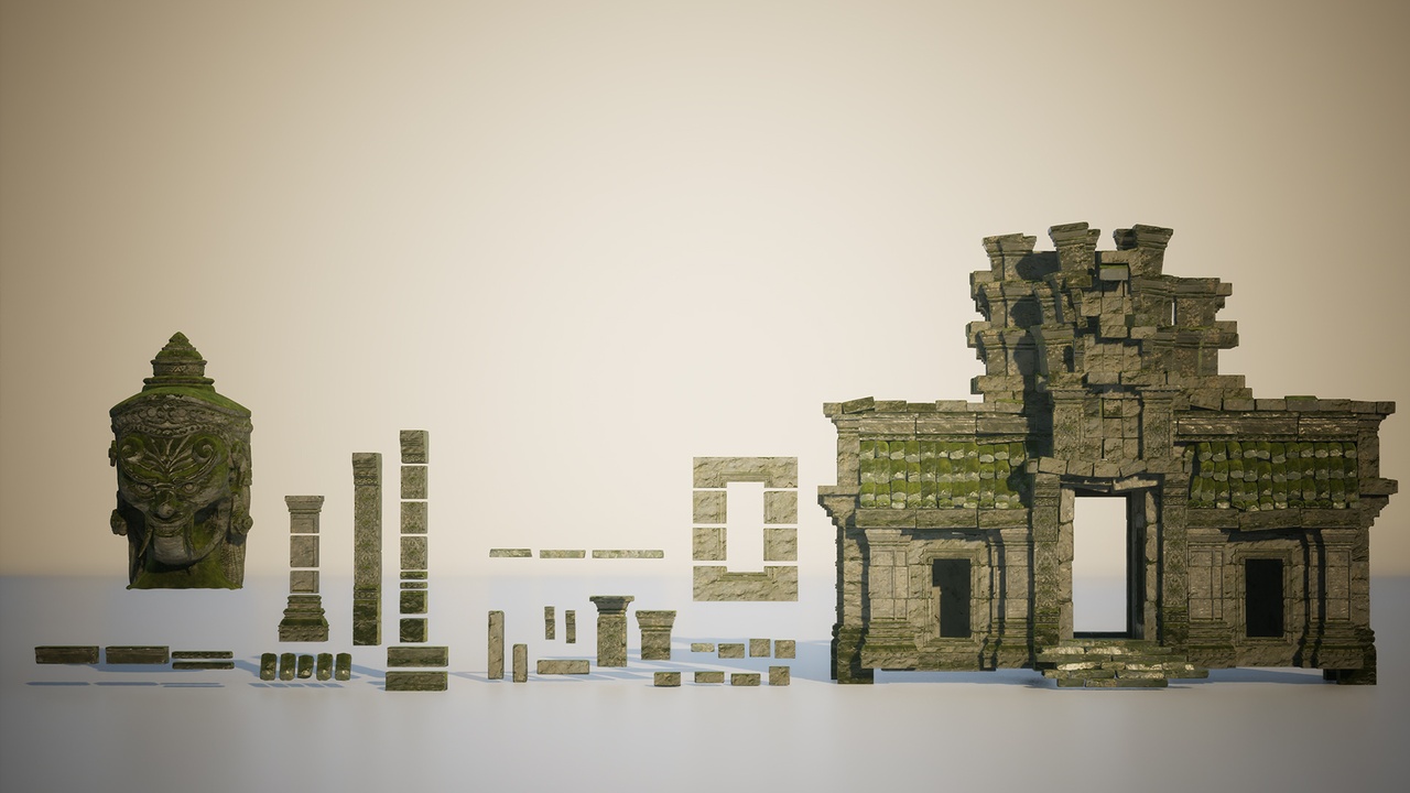 古典神秘失落森林深处建筑植被3D模型UE格式素材Deep in the Forest 样机素材 第11张-素材湾丨精选海外优质设计素材资源 古典神秘失落森林深处建筑植被3D模型UE格式素材Deep in the Forest 样机素材 sucaiwan.com