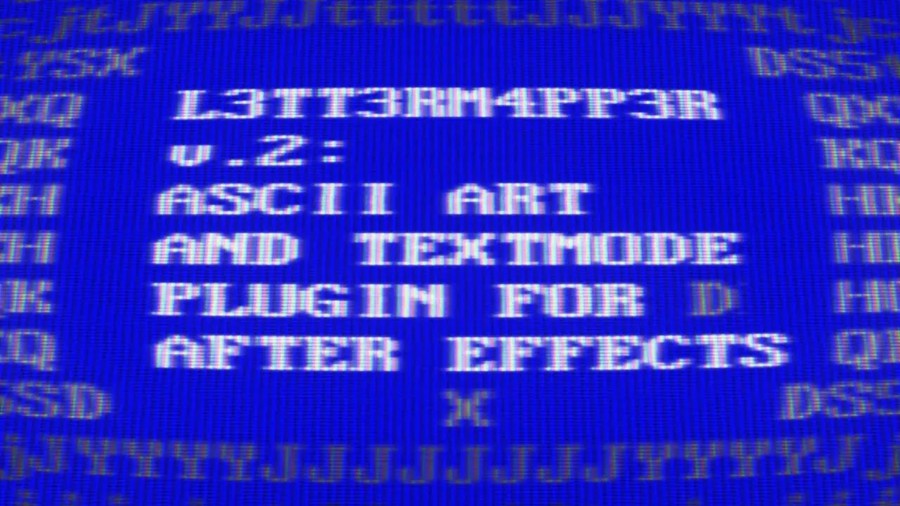 AE插件:ASCII文本乱码艺术视频映射特效插件 Aescripts L3tt3rM4pp3r2 v2.3 Win 插件预设 第1张-素材湾丨精选海外优质设计素材资源 AE插件:ASCII文本乱码艺术视频映射特效插件 Aescripts L3tt3rM4pp3r2 v2.3 Win 插件预设 sucaiwan.com