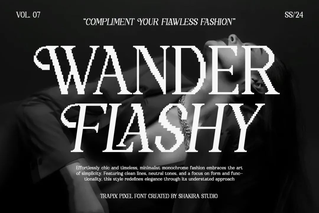 英文字体:独特现代感像素风格品牌海报游戏设计装饰字体 Trapix - A Unique Pixel-Style Serif , 第4张-素材湾丨精选海外优质设计素材资源 英文字体:独特现代感像素风格品牌海报游戏设计装饰字体 Trapix - A Unique Pixel-Style Serif , sucaiwan.com