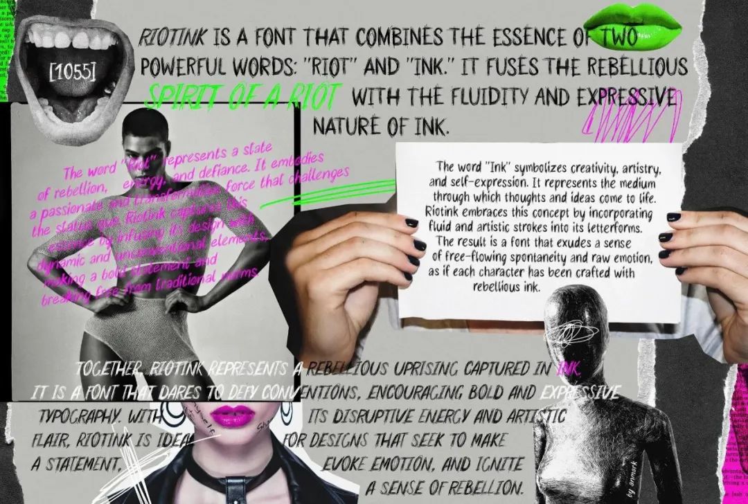 英文字体:复古邋遢涂鸦手绘风格炫酷潦草摇滚线条变体杂志封面字体包 RiotINK. Handwritten Scribble Font 设计素材 第4张-素材湾丨精选海外优质设计素材资源 英文字体:复古邋遢涂鸦手绘风格炫酷潦草摇滚线条变体杂志封面字体包 RiotINK. Handwritten Scribble Font 设计素材 sucaiwan.com