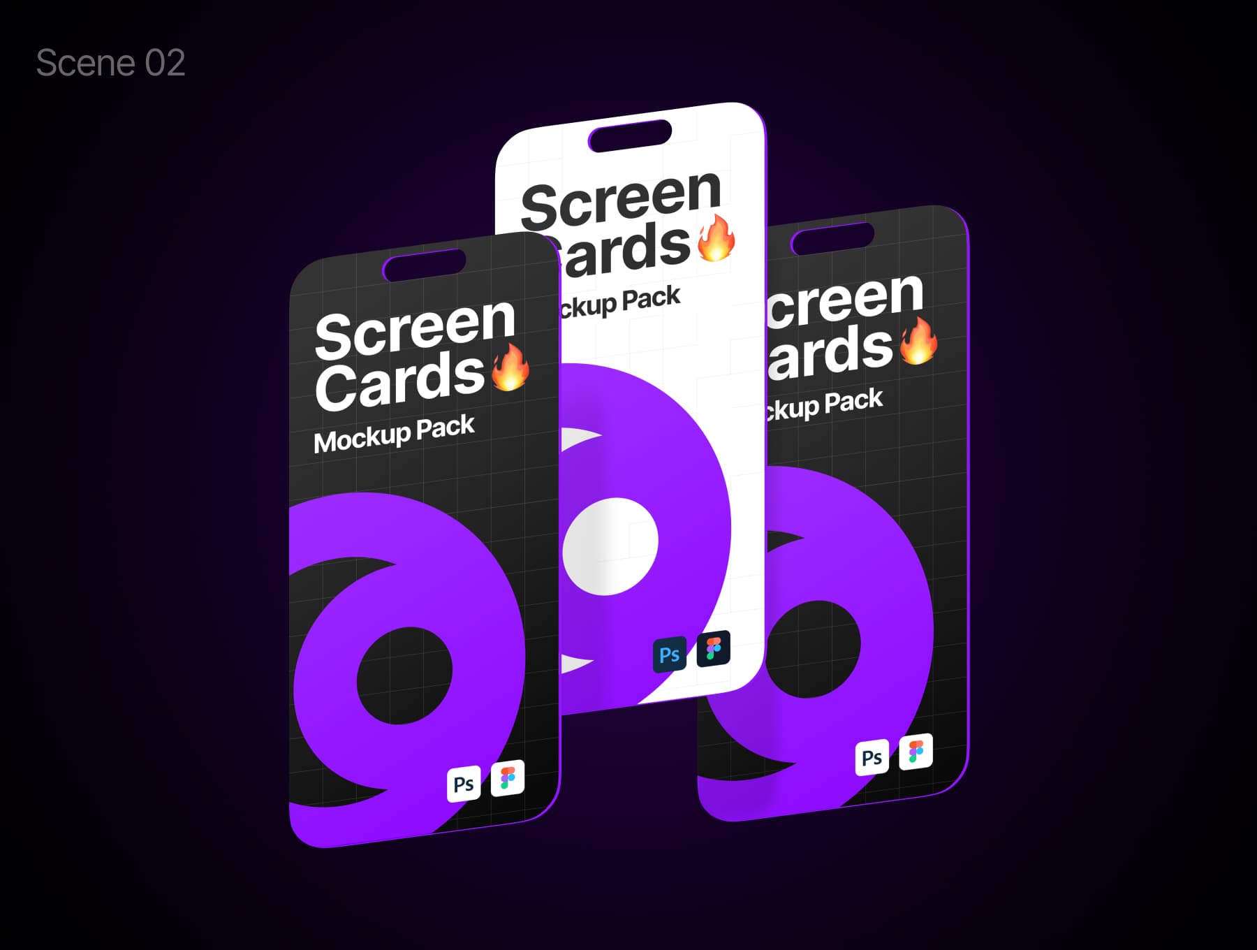 12款多功能卡片式UI广告界面作品集设计苹果iPhone 16手机屏幕演示效果图Ps/Figma贴图样机模板iPhone Screen Cards Mockups 样机素材 第3张-素材湾丨精选海外优质设计素材资源 12款多功能卡片式UI广告界面作品集设计苹果iPhone 16手机屏幕演示效果图Ps/Figma贴图样机模板iPhone Screen Cards Mockups 样机素材 sucaiwan.com