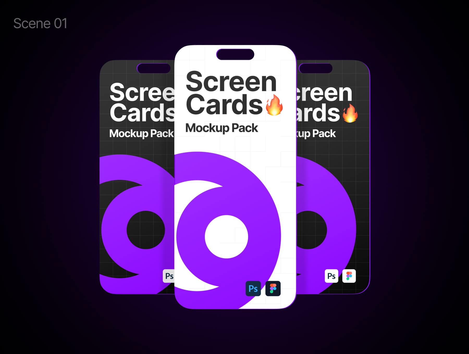 12款多功能卡片式UI广告界面作品集设计苹果iPhone 16手机屏幕演示效果图Ps/Figma贴图样机模板iPhone Screen Cards Mockups 样机素材 第2张-素材湾丨精选海外优质设计素材资源 12款多功能卡片式UI广告界面作品集设计苹果iPhone 16手机屏幕演示效果图Ps/Figma贴图样机模板iPhone Screen Cards Mockups 样机素材 sucaiwan.com
