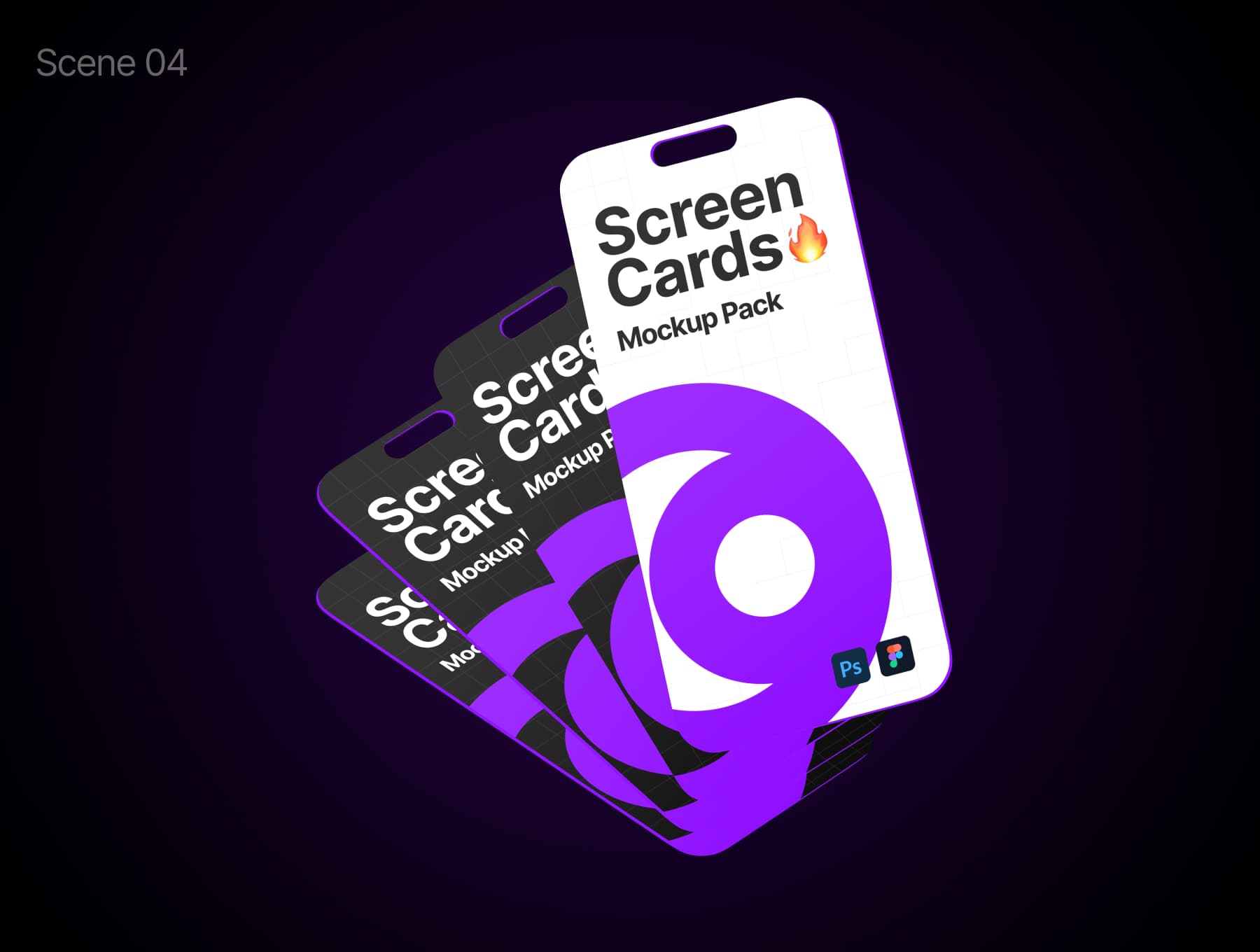 12款多功能卡片式UI广告界面作品集设计苹果iPhone 16手机屏幕演示效果图Ps/Figma贴图样机模板iPhone Screen Cards Mockups 样机素材 第4张-素材湾丨精选海外优质设计素材资源 12款多功能卡片式UI广告界面作品集设计苹果iPhone 16手机屏幕演示效果图Ps/Figma贴图样机模板iPhone Screen Cards Mockups 样机素材 sucaiwan.com