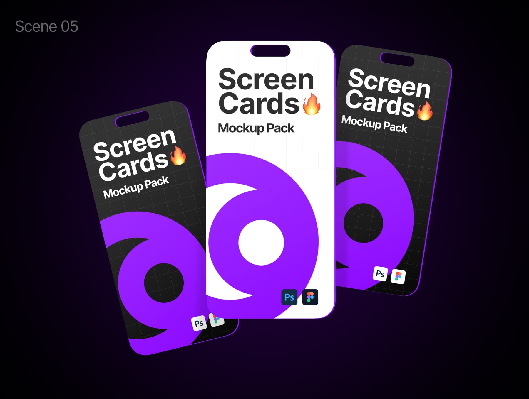 12款多功能卡片式UI广告界面作品集设计苹果iPhone 16手机屏幕演示效果图Ps/Figma贴图样机模板iPhone Screen Cards Mockups 样机素材 第6张-素材湾丨精选海外优质设计素材资源 12款多功能卡片式UI广告界面作品集设计苹果iPhone 16手机屏幕演示效果图Ps/Figma贴图样机模板iPhone Screen Cards Mockups 样机素材 sucaiwan.com