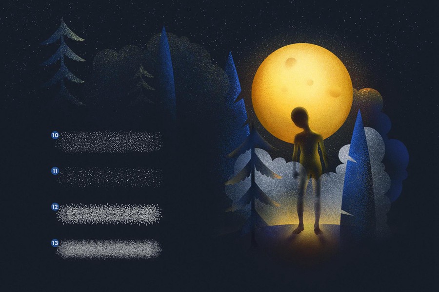 120款划痕颗粒粉笔杂点边缘阴影绘画效果ps/ai/procreate/affinity笔刷画笔套装Shader Invader Brushes 笔刷资源 第4张-素材湾丨精选海外优质设计素材资源 120款划痕颗粒粉笔杂点边缘阴影绘画效果ps/ai/procreate/affinity笔刷画笔套装Shader Invader Brushes 笔刷资源 sucaiwan.com