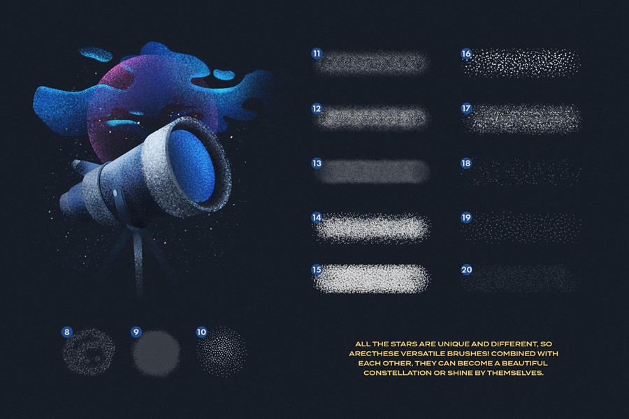 120款划痕颗粒粉笔杂点边缘阴影绘画效果ps/ai/procreate/affinity笔刷画笔套装Shader Invader Brushes 笔刷资源 第12张-素材湾丨精选海外优质设计素材资源 120款划痕颗粒粉笔杂点边缘阴影绘画效果ps/ai/procreate/affinity笔刷画笔套装Shader Invader Brushes 笔刷资源 sucaiwan.com