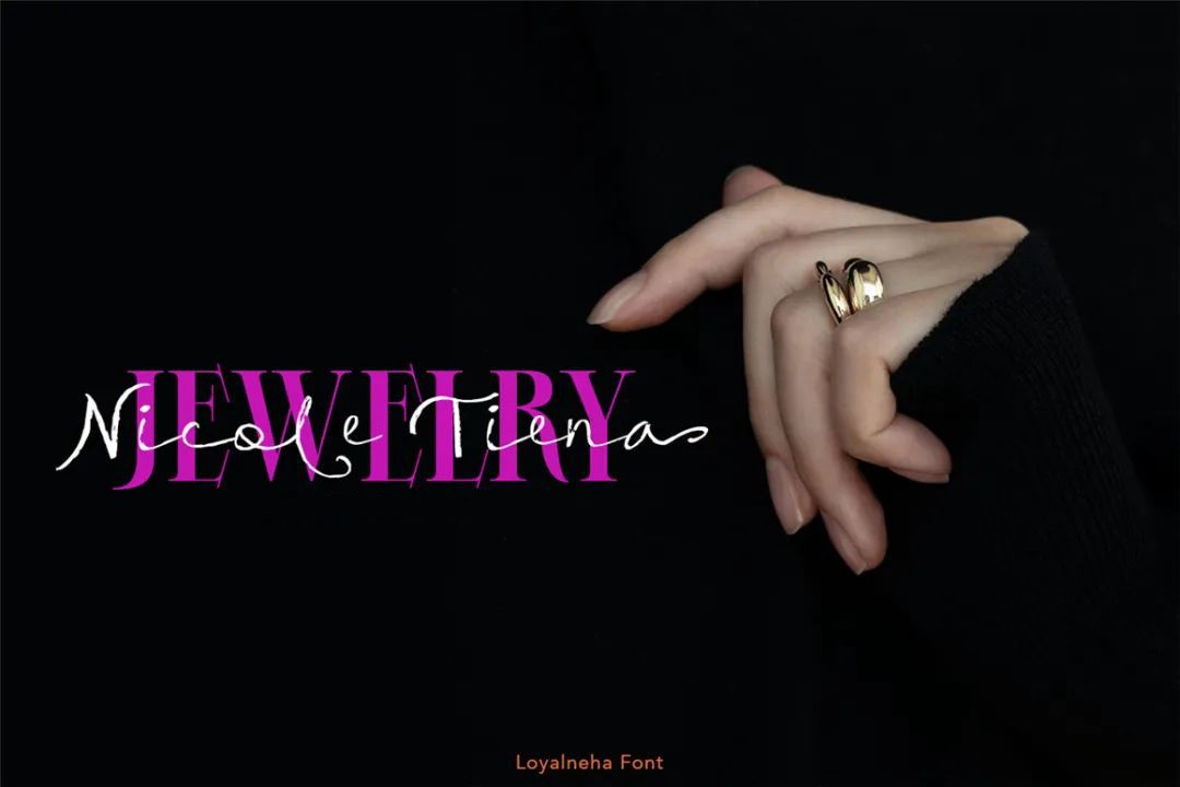 英文字体:现代流畅精致感手写连笔标题logo请柬排版字体 Loyalneha Brush Script , 第2张-素材湾丨精选海外优质设计素材资源 英文字体:现代流畅精致感手写连笔标题logo请柬排版字体 Loyalneha Brush Script , sucaiwan.com