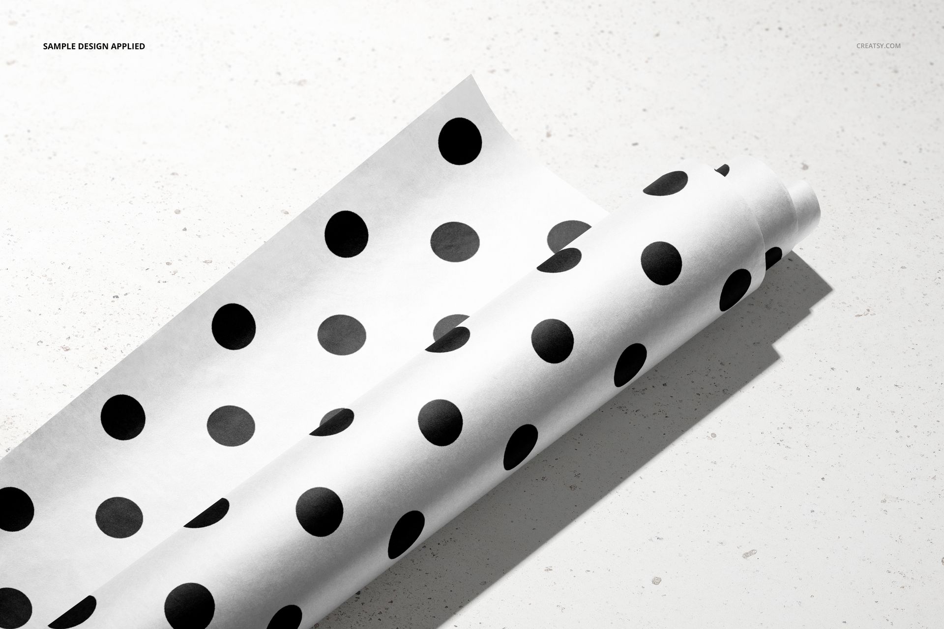 7款时尚鲜花花束包装纸贴纸印花图案设计PS展示效果图样机模板合集Flowers Packaging Mockup Set by Creatsy 样机素材 sucaiwan.com