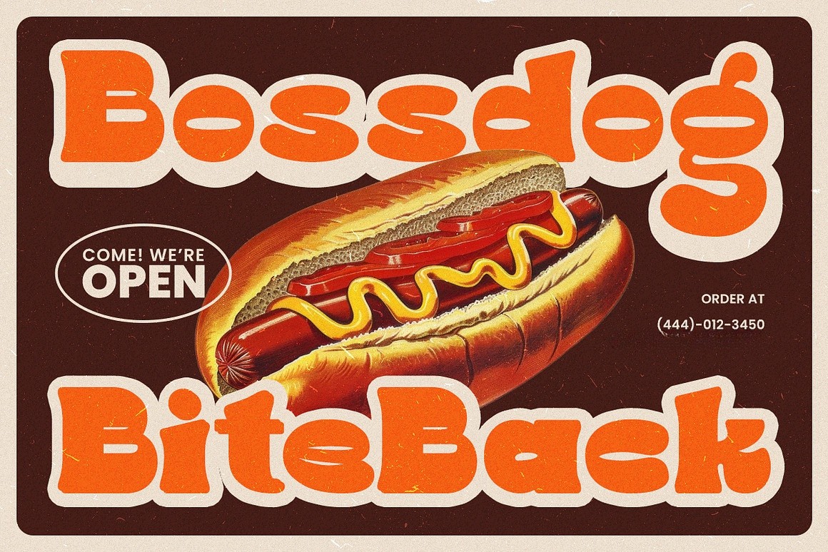 复古老式动感曲线圆润粗体海报品牌标题Logo设计PSAI英文字体安装包Groove Popcorn – Stylish Groovy Retro Font 设计素材 第4张-素材湾丨精选海外优质设计素材资源 复古老式动感曲线圆润粗体海报品牌标题Logo设计PSAI英文字体安装包Groove Popcorn – Stylish Groovy Retro Font 设计素材 sucaiwan.com