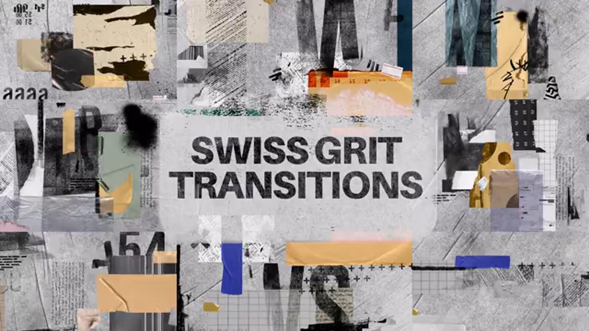 PR模板：复古包装拼贴艺术无缝转场动画模板 , sucaiwan.com