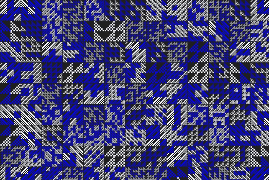 15款未来主义像素风抽象艺术图案PS背景图片设计素材DITHER PATTERNS V.03 图片素材 sucaiwan.com