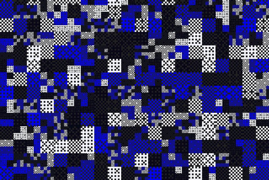 15款未来主义像素风抽象艺术图案PS背景图片设计素材DITHER PATTERNS V.03 图片素材 sucaiwan.com