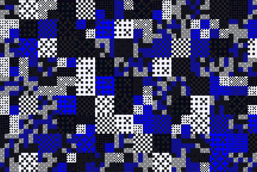 15款未来主义像素风抽象艺术图案PS背景图片设计素材DITHER PATTERNS V.03 图片素材 sucaiwan.com