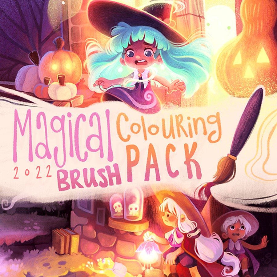 26款素描蜡笔水墨颗粒树叶纸张纹理procreate绘画笔刷画笔素材Magical Colouring Brush Pack for Procreate 笔刷资源 第1张-素材湾丨精选海外优质设计素材资源 26款素描蜡笔水墨颗粒树叶纸张纹理procreate绘画笔刷画笔素材Magical Colouring Brush Pack for Procreate 笔刷资源 sucaiwan.com