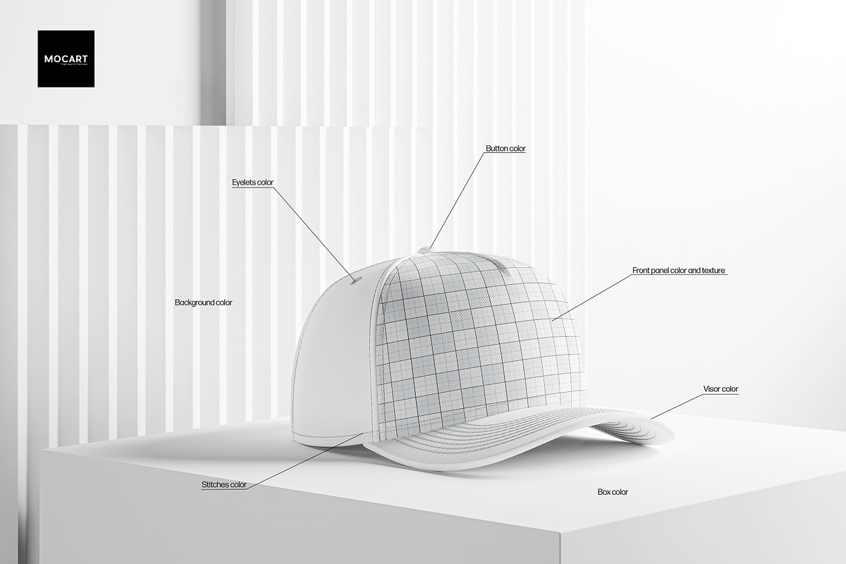 5款逼真棒球帽鸭舌帽设计vi贴图效果图psd样机模板素材Cap Mockup Set v.6 样机素材 第8张-素材湾丨精选海外优质设计素材资源 5款逼真棒球帽鸭舌帽设计vi贴图效果图psd样机模板素材Cap Mockup Set v.6 样机素材 sucaiwan.com