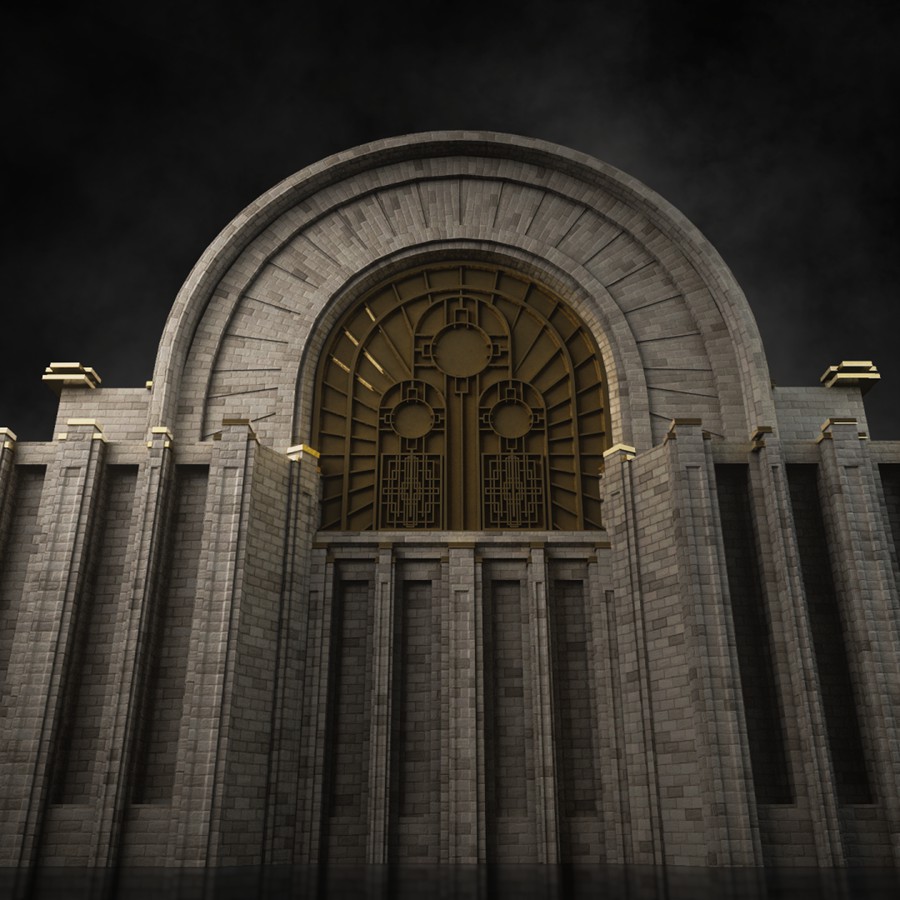 第一次世界大战欧美风城市建筑世界3D模型素材 更新Blender模型 Kitbash3D – Art Deco 样机素材 sucaiwan.com