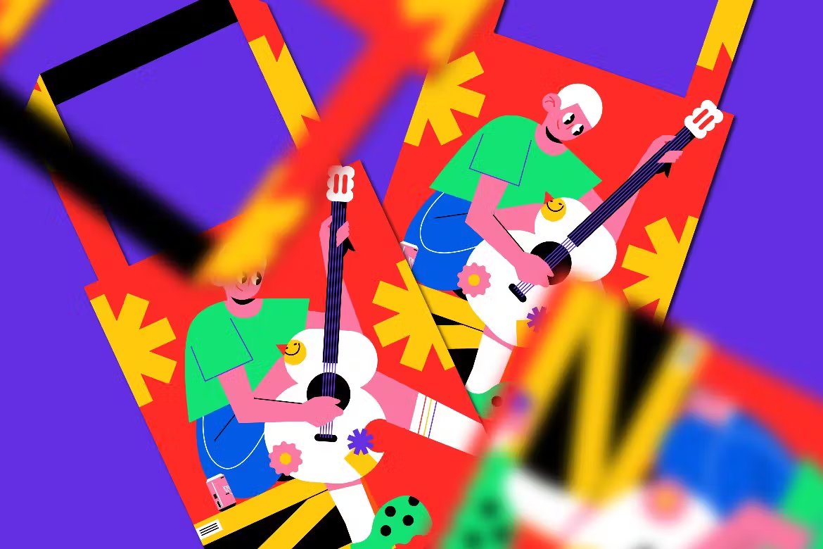 12款卡通人物形象紫色平面设计新年AI矢量插画集 Purple Flat Design New Year's Illustration Set 图片素材 第2张-素材湾丨精选海外优质设计素材资源 12款卡通人物形象紫色平面设计新年AI矢量插画集 Purple Flat Design New Year's Illustration Set 图片素材 sucaiwan.com