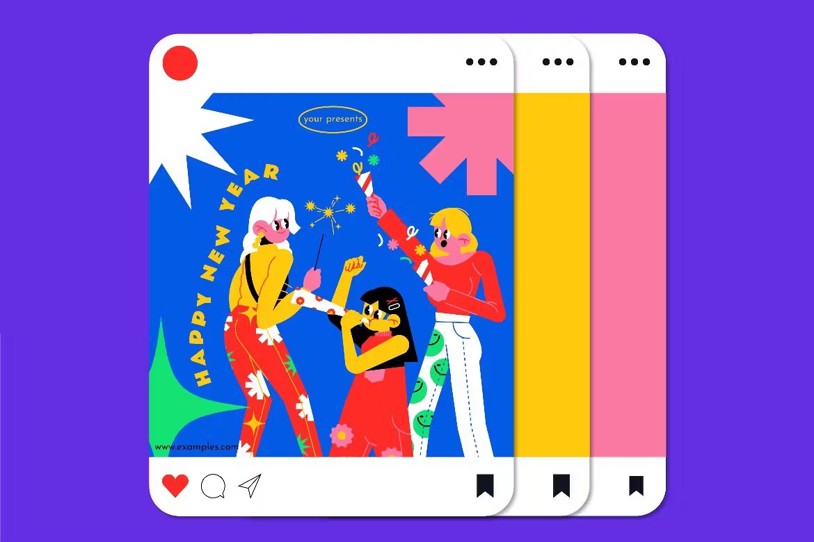 12款卡通人物形象紫色平面设计新年AI矢量插画集 Purple Flat Design New Year's Illustration Set 图片素材 第6张-素材湾丨精选海外优质设计素材资源 12款卡通人物形象紫色平面设计新年AI矢量插画集 Purple Flat Design New Year's Illustration Set 图片素材 sucaiwan.com