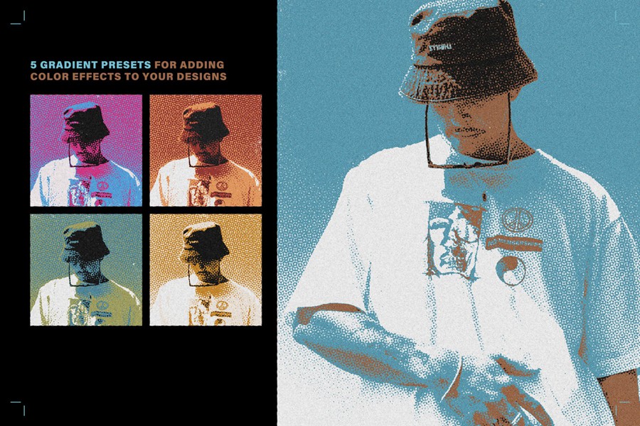 街头涂鸦喷漆艺术粗糙半色调照片效果PS特效滤镜插件动作设计素材Rough Stencil Halftone Action Effect 插件预设 第5张-素材湾丨精选海外优质设计素材资源 街头涂鸦喷漆艺术粗糙半色调照片效果PS特效滤镜插件动作设计素材Rough Stencil Halftone Action Effect 插件预设 sucaiwan.com