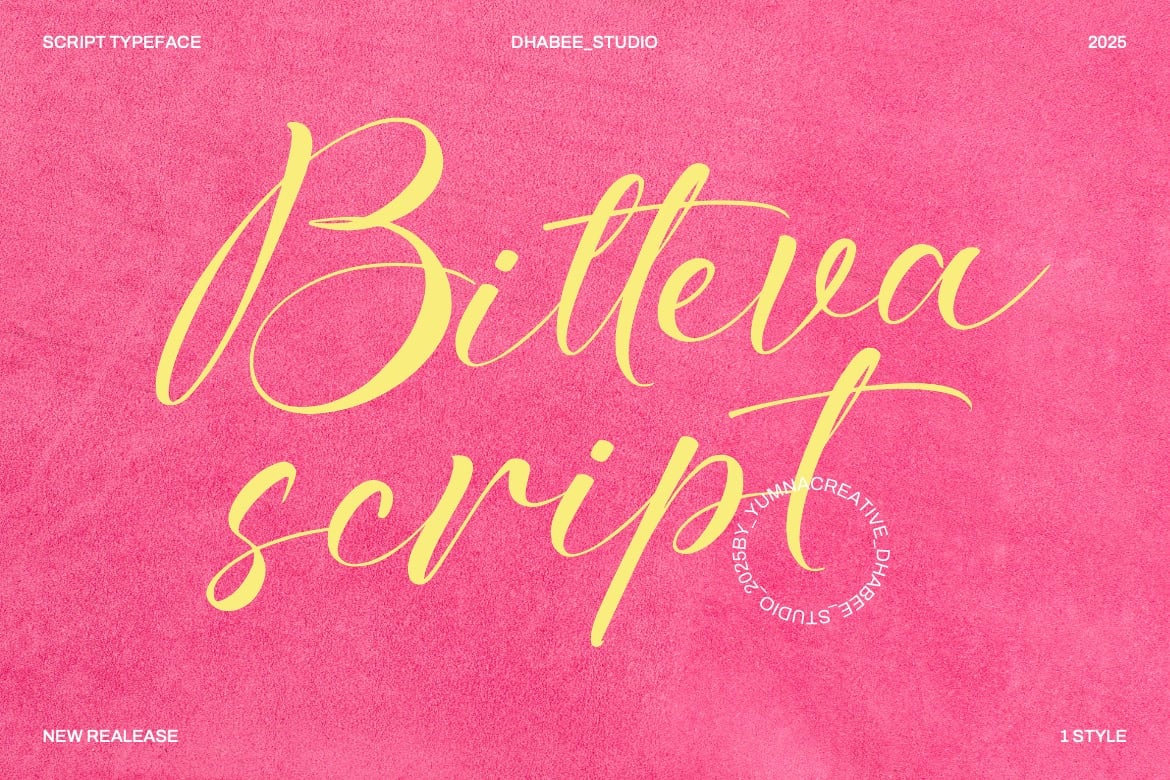 优雅复古杂志海报徽标设计手写英文字体安装包 Bitteva Script – Classy Script Font 设计素材 第1张-素材湾丨精选海外优质设计素材资源 优雅复古杂志海报徽标设计手写英文字体安装包 Bitteva Script – Classy Script Font 设计素材 sucaiwan.com