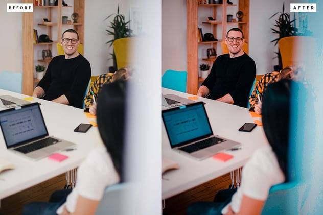 现代复古赛博朋克皮肤润饰婚礼摄影照片调色Lightroom预设 Corporate Colors Lightroom Presets 插件预设 sucaiwan.com