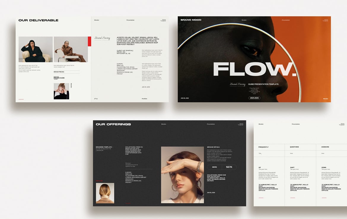 时尚简约企业营销策划演示文稿设计ppt模版 Brand Pricing Guide Presentation 幻灯图表 第5张-素材湾丨精选海外优质设计素材资源 时尚简约企业营销策划演示文稿设计ppt模版 Brand Pricing Guide Presentation 幻灯图表 sucaiwan.com