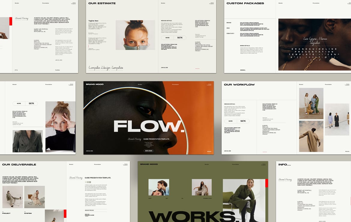 时尚简约企业营销策划演示文稿设计ppt模版 Brand Pricing Guide Presentation 幻灯图表 第9张-素材湾丨精选海外优质设计素材资源 时尚简约企业营销策划演示文稿设计ppt模版 Brand Pricing Guide Presentation 幻灯图表 sucaiwan.com