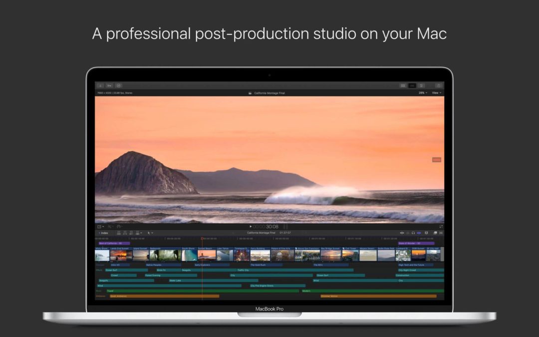 苹果Apple出品视频编辑管理软件 Final Cut Pro 11.0.1 MacOS 软件分享 sucaiwan.com