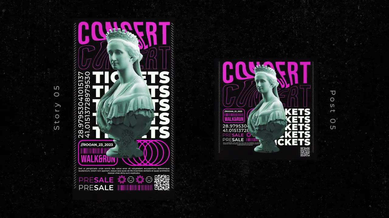 FCPX插件：12款赛博蒸汽波反设计潮流3D艺术动态海报动画品牌宣传推广视频模板 Anti-design Post & Stories , sucaiwan.com