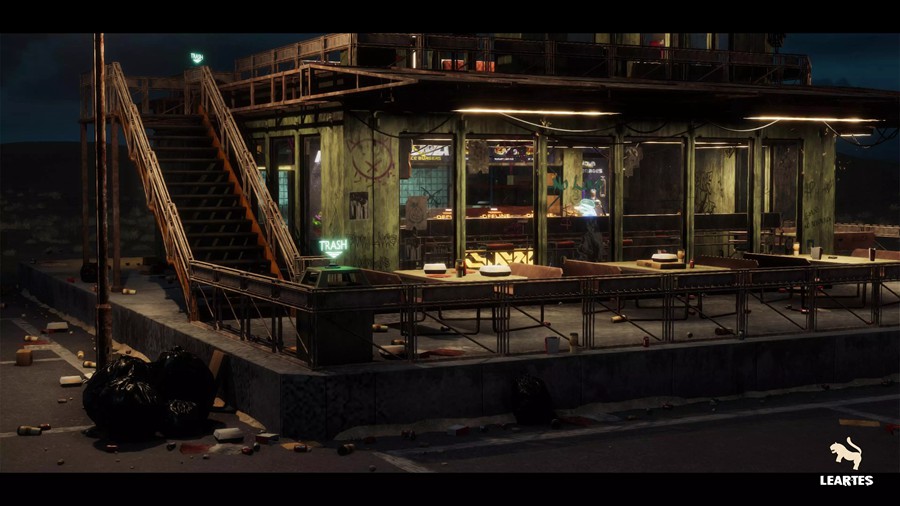 未来科幻赛博朋克风废弃汉堡店酒吧餐厅3D模型UE格式素材Nova Space Burgers – Cyberpunk Abandoned Restaurant – Space Bar + ULAT 样机素材 第4张-素材湾丨精选海外优质设计素材资源 未来科幻赛博朋克风废弃汉堡店酒吧餐厅3D模型UE格式素材Nova Space Burgers – Cyberpunk Abandoned Restaurant – Space Bar + ULAT 样机素材 sucaiwan.com