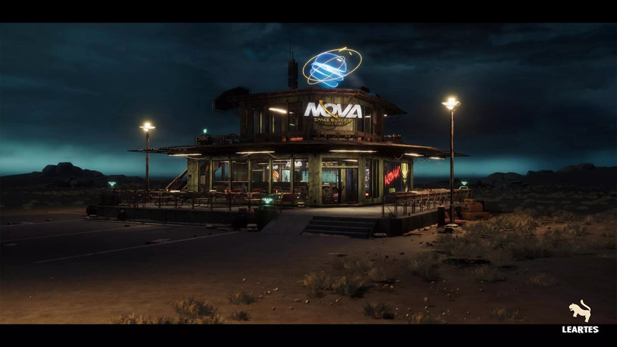 未来科幻赛博朋克风废弃汉堡店酒吧餐厅3D模型UE格式素材Nova Space Burgers – Cyberpunk Abandoned Restaurant – Space Bar + ULAT 样机素材 第5张-素材湾丨精选海外优质设计素材资源 未来科幻赛博朋克风废弃汉堡店酒吧餐厅3D模型UE格式素材Nova Space Burgers – Cyberpunk Abandoned Restaurant – Space Bar + ULAT 样机素材 sucaiwan.com