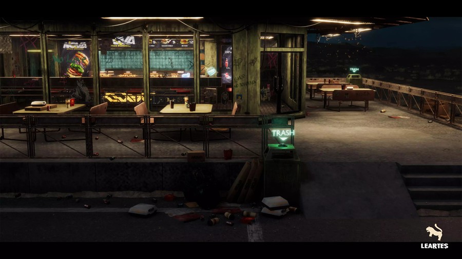 未来科幻赛博朋克风废弃汉堡店酒吧餐厅3D模型UE格式素材Nova Space Burgers – Cyberpunk Abandoned Restaurant – Space Bar + ULAT 样机素材 第22张-素材湾丨精选海外优质设计素材资源 未来科幻赛博朋克风废弃汉堡店酒吧餐厅3D模型UE格式素材Nova Space Burgers – Cyberpunk Abandoned Restaurant – Space Bar + ULAT 样机素材 sucaiwan.com