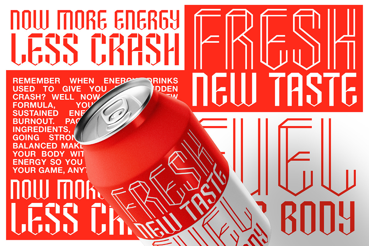 现代时尚品牌海报包装设计无衬线英文字体安装包 Hexagreat – Sport Display Font 设计素材 第8张-素材湾丨精选海外优质设计素材资源 现代时尚品牌海报包装设计无衬线英文字体安装包 Hexagreat – Sport Display Font 设计素材 sucaiwan.com