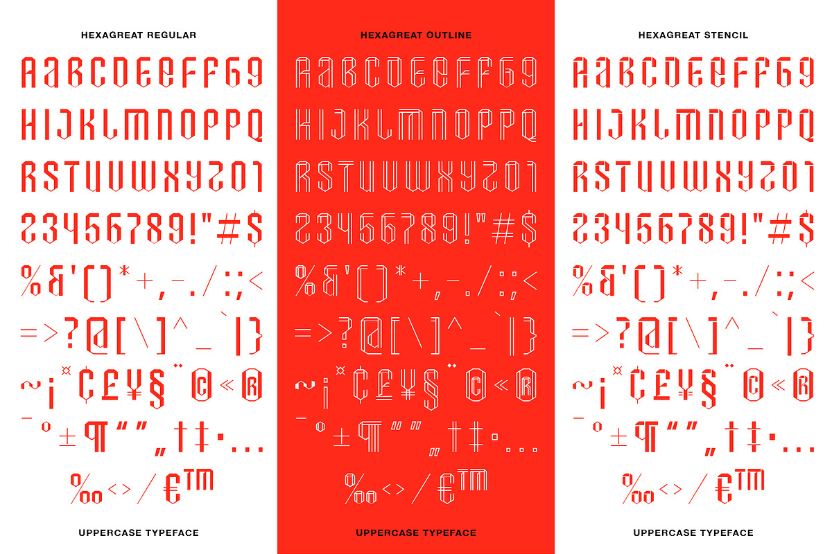 现代时尚品牌海报包装设计无衬线英文字体安装包 Hexagreat – Sport Display Font 设计素材 第11张-素材湾丨精选海外优质设计素材资源 现代时尚品牌海报包装设计无衬线英文字体安装包 Hexagreat – Sport Display Font 设计素材 sucaiwan.com