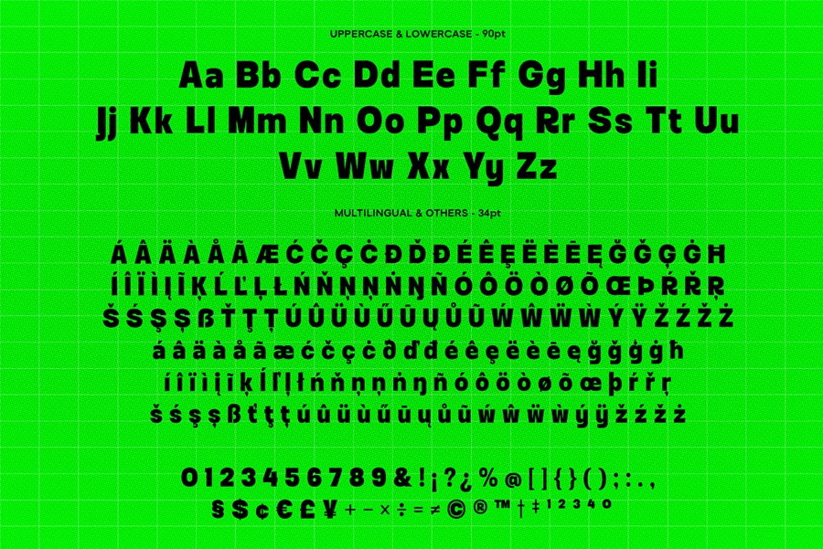 时尚古怪杂志海报游戏封面设计无衬线英文字体安装包 Quirvula 设计素材 sucaiwan.com