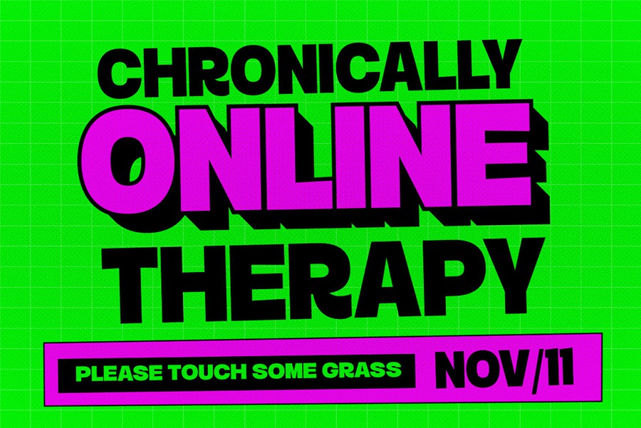 时尚古怪杂志海报游戏封面设计无衬线英文字体安装包 Quirvula 设计素材 sucaiwan.com