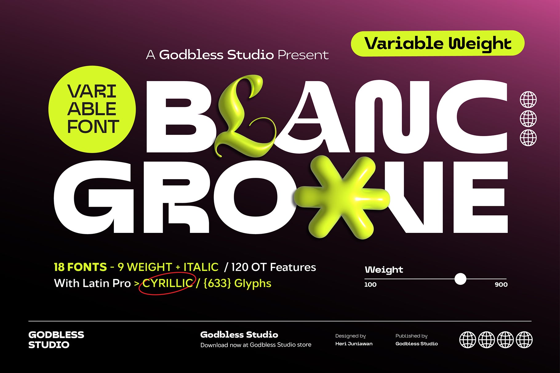 英文字体:18款实验性未来主义可变标题排版logo徽标西文无衬线字体Blanc Groove – Variable Font , 第1张-素材湾丨精选海外优质设计素材资源 英文字体:18款实验性未来主义可变标题排版logo徽标西文无衬线字体Blanc Groove – Variable Font , sucaiwan.com