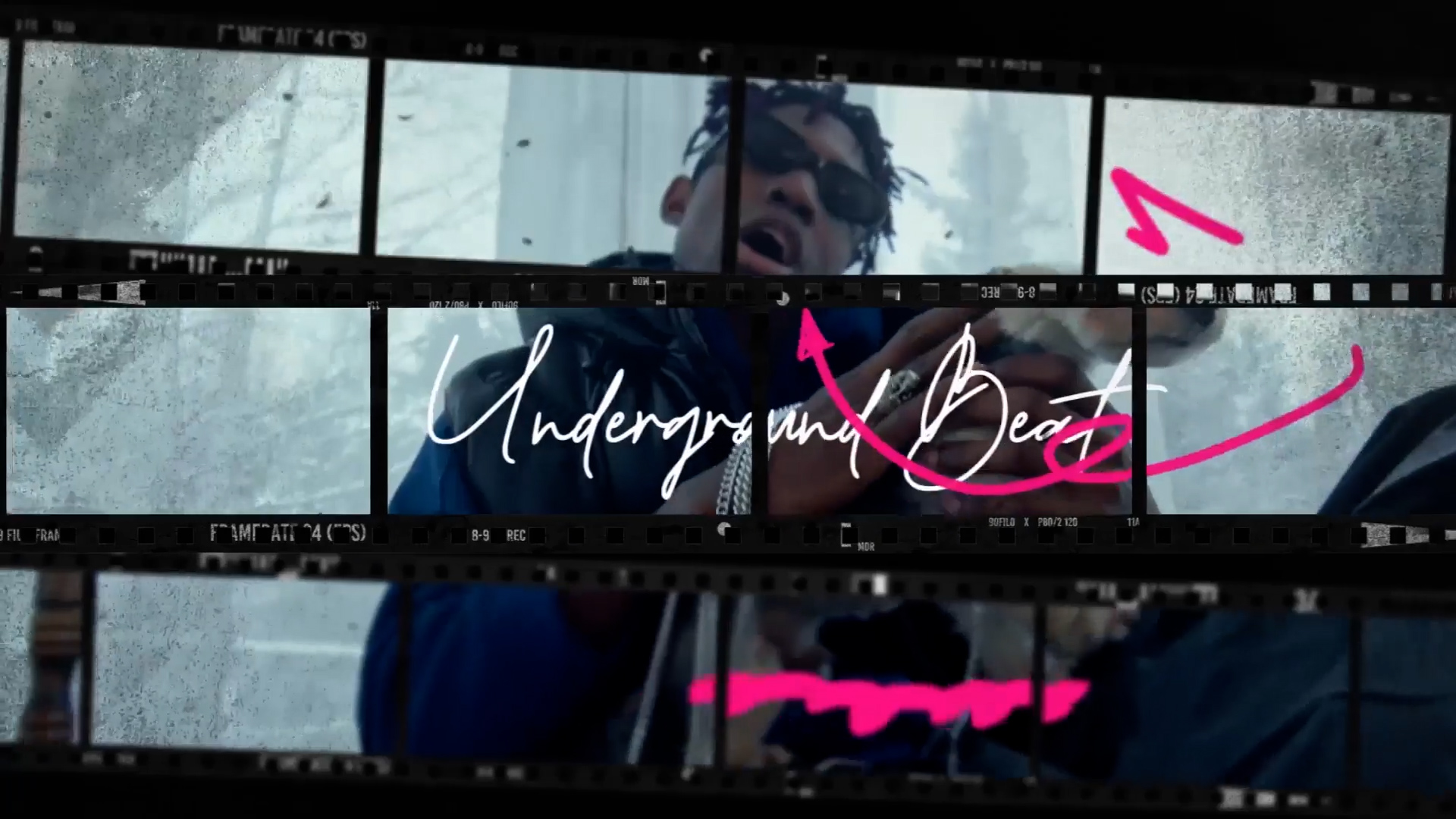 复古时尚派对胶片划痕颗粒纹理涂鸦视频开场动画过渡效果 AE/PR/FCPX三合一视频模板Raw Motion Opener 影视音频 sucaiwan.com