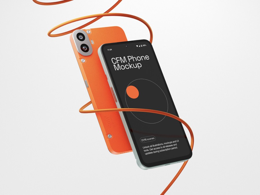 16款UI界面广告设计安卓CMF-Phone手机展示效果图Ps/Sketch/Figma样机模板素材S-Mockups, CMF Phone 样机素材 第5张-素材湾丨精选海外优质设计素材资源 16款UI界面广告设计安卓CMF-Phone手机展示效果图Ps/Sketch/Figma样机模板素材S-Mockups, CMF Phone 样机素材 sucaiwan.com