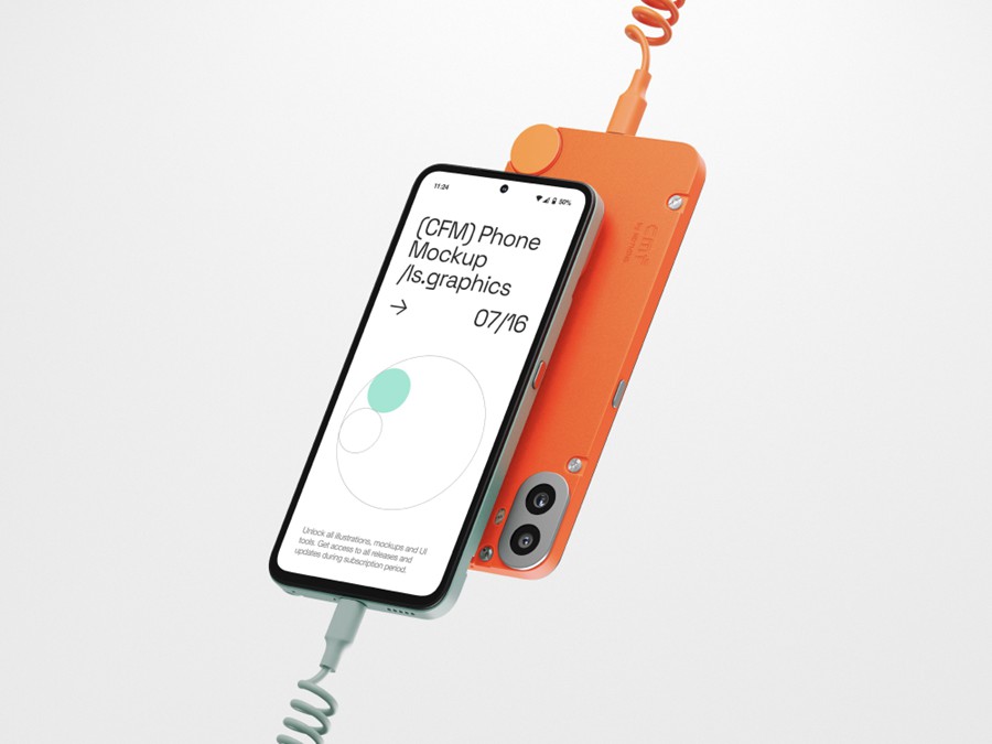 16款UI界面广告设计安卓CMF-Phone手机展示效果图Ps/Sketch/Figma样机模板素材S-Mockups, CMF Phone 样机素材 第10张-素材湾丨精选海外优质设计素材资源 16款UI界面广告设计安卓CMF-Phone手机展示效果图Ps/Sketch/Figma样机模板素材S-Mockups, CMF Phone 样机素材 sucaiwan.com