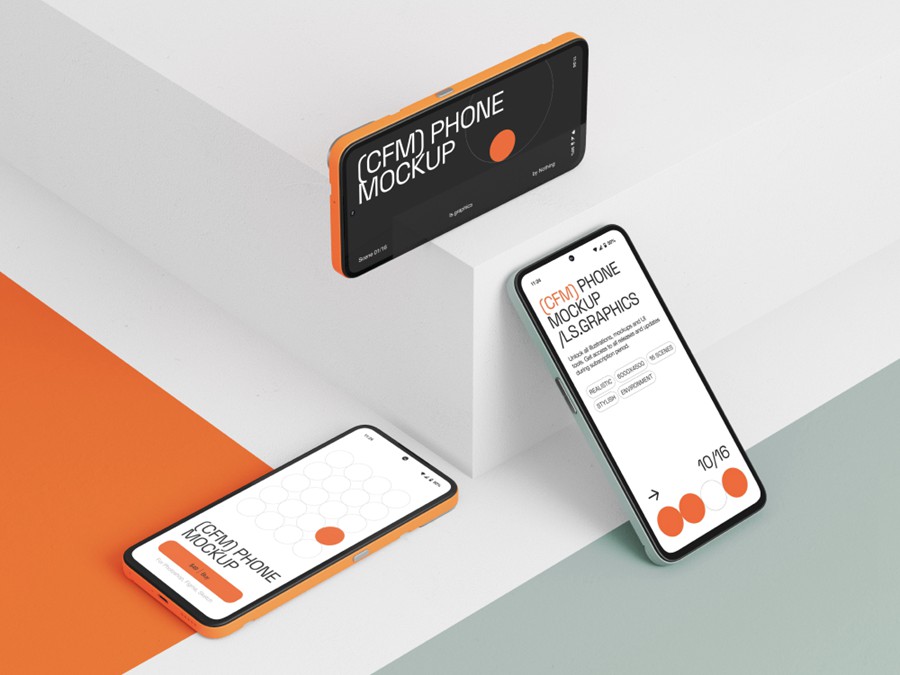 16款UI界面广告设计安卓CMF-Phone手机展示效果图Ps/Sketch/Figma样机模板素材S-Mockups, CMF Phone 样机素材 第11张-素材湾丨精选海外优质设计素材资源 16款UI界面广告设计安卓CMF-Phone手机展示效果图Ps/Sketch/Figma样机模板素材S-Mockups, CMF Phone 样机素材 sucaiwan.com