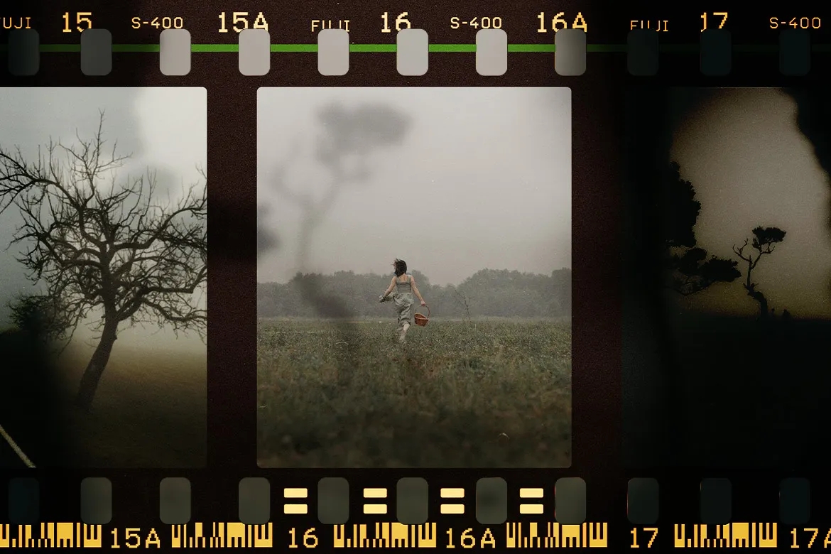 50种复古时尚怀旧美学柯达富士胶片边框遮罩划痕拼贴艺术AE、PR Mogrt、PSD模板 Pixflow - Animated Kodak and Fuji Film Frames 图片素材 sucaiwan.com