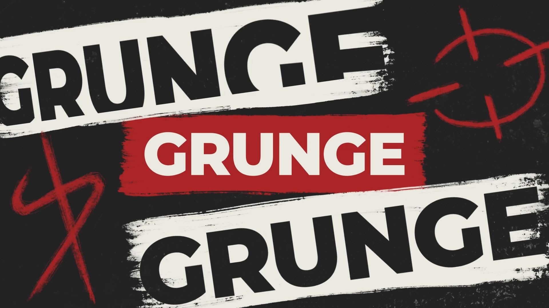 时尚前卫垃圾标记介绍标志排版动画AE模板 Grunge Marker Intro Logo 影视音频 sucaiwan.com