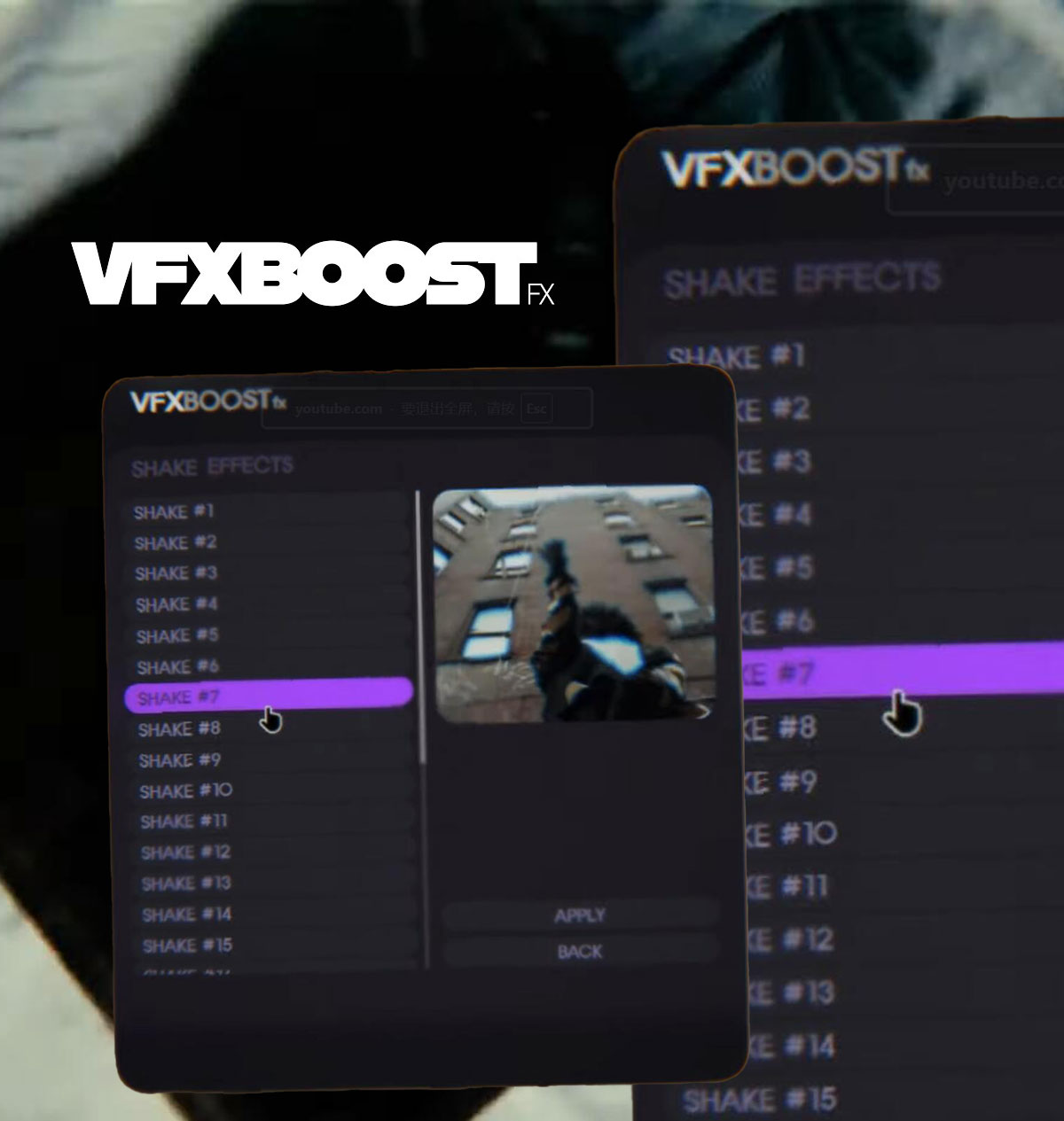 AE脚本:230个终极电影级画面抖动、移动、叠加、CRT、VHS、慢快门视觉转场/效果包 VFXBOOST FX , 第1张-素材湾丨精选海外优质设计素材资源 AE脚本:230个终极电影级画面抖动、移动、叠加、CRT、VHS、慢快门视觉转场/效果包 VFXBOOST FX , sucaiwan.com