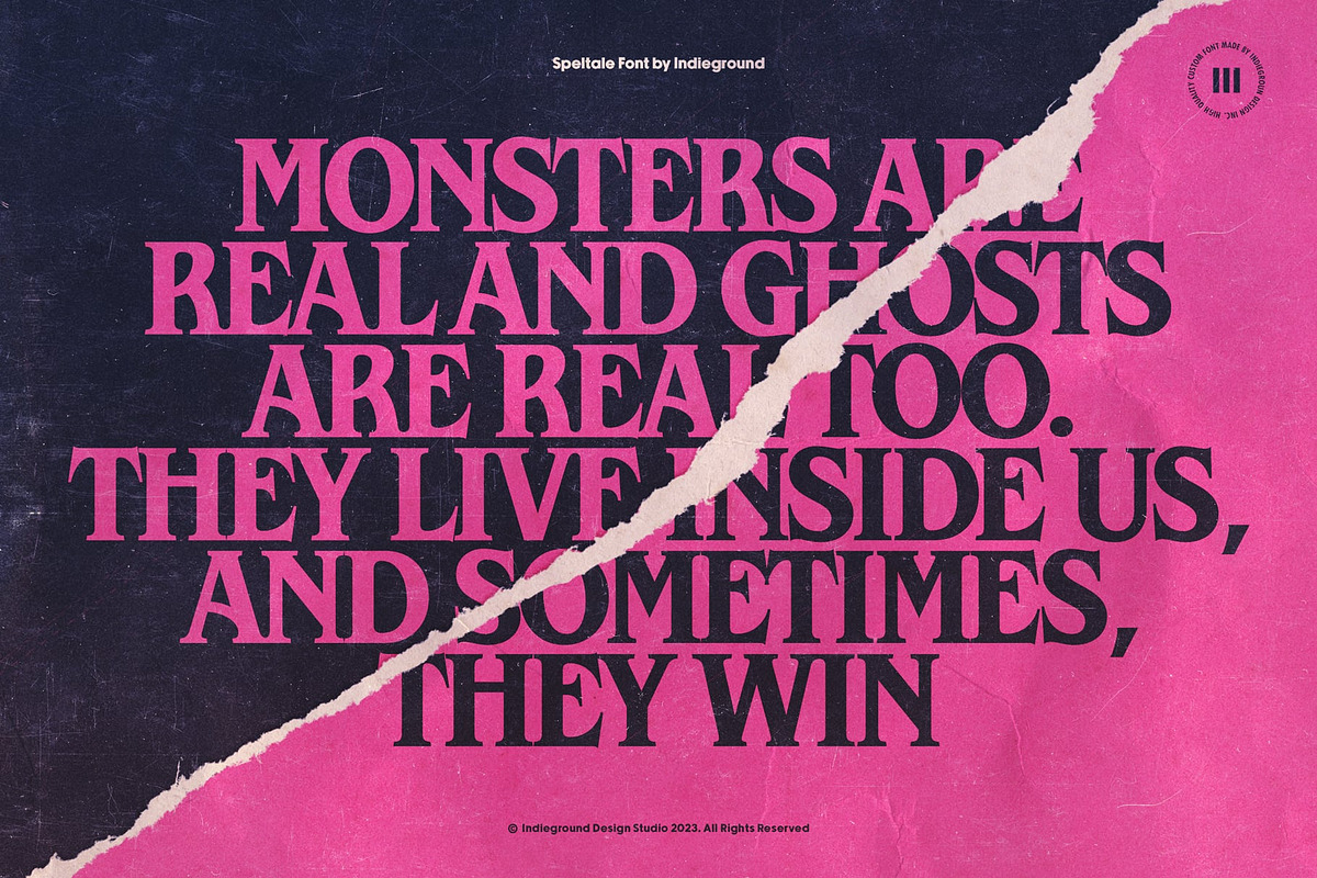神秘复古哥特视觉海报包装logo标题设计psai衬线英文字体安装包Speltale – Timeless Serif Typeface by Indieground Design 设计素材 sucaiwan.com
