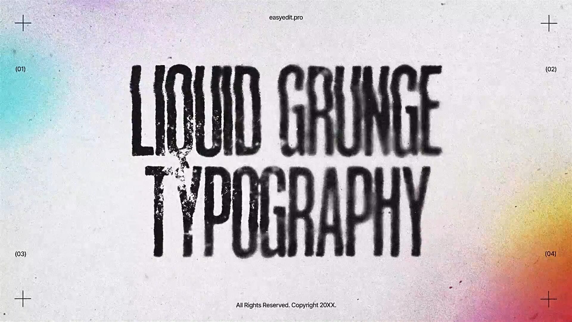 AE模板：复古故障斑驳印刷打印文本标题效果模板 , sucaiwan.com