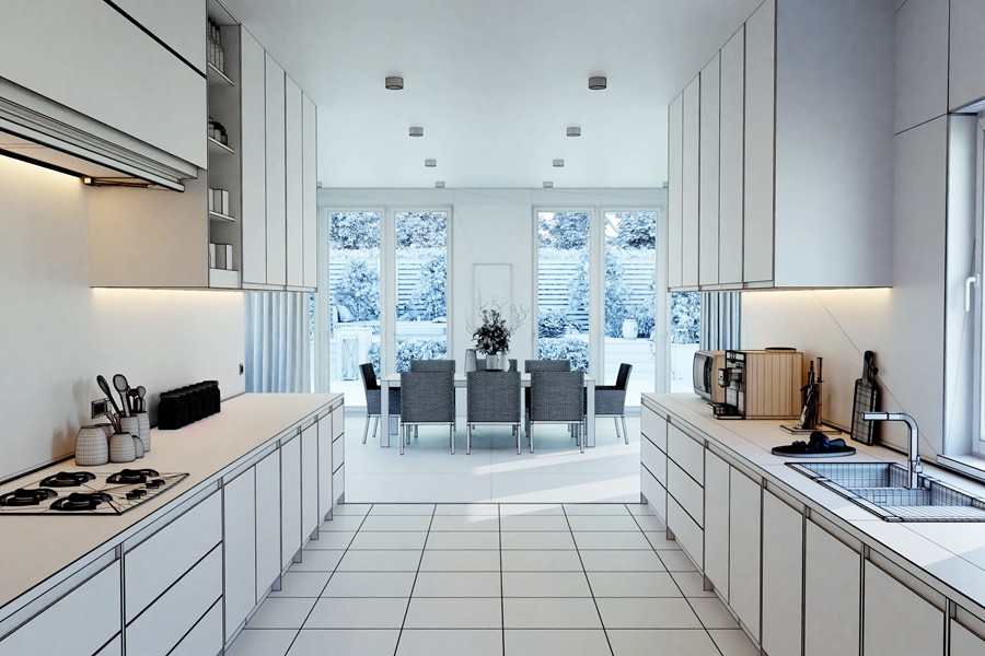 Blender 10组厨房家具室内场景资产3D模型Evermotion – Archinteriors vol. 58 for Blender 样机素材 sucaiwan.com