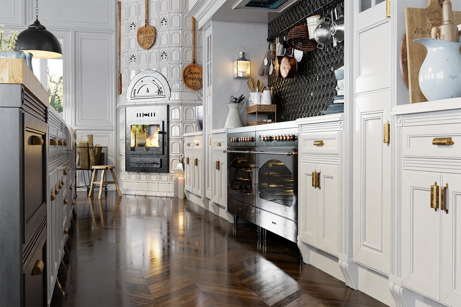 Blender 10组厨房家具室内场景资产3D模型Evermotion – Archinteriors vol. 58 for Blender 样机素材 sucaiwan.com